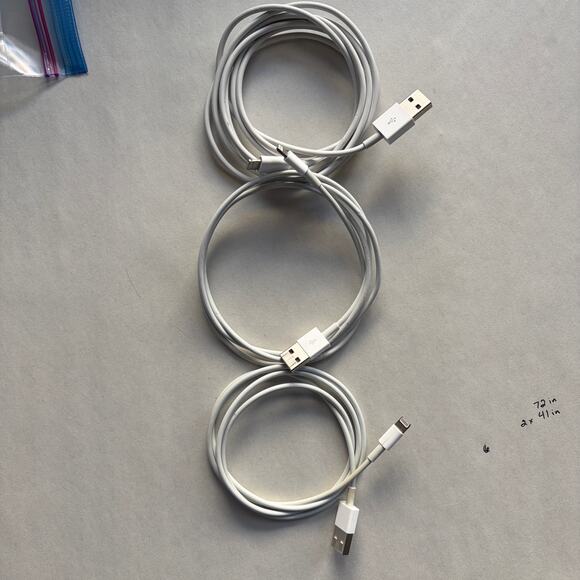 iPhone 12  Accessory Bundle Charging Lightning Cords Screen Protector Headphones - Picture 8 of 8